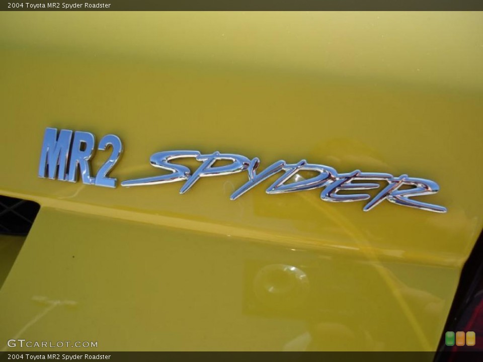 2004 Toyota MR2 Spyder Badges and Logos