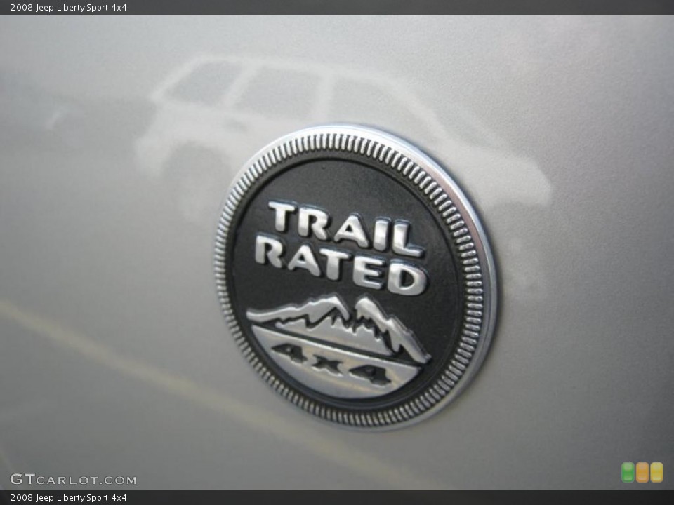 2008 Jeep Liberty Badges and Logos