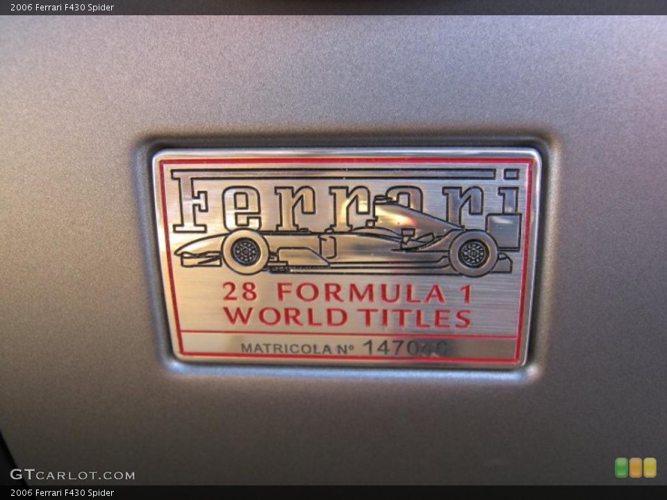2006 Ferrari F430 Custom Badge and Logo Photo #37994205