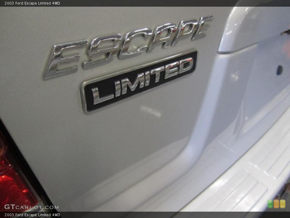 2003 Ford Escape Badges and Logos