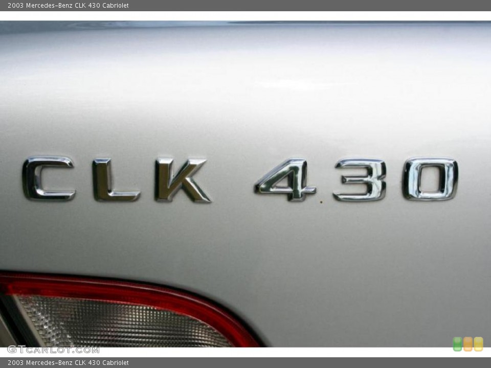 2003 Mercedes-Benz CLK Custom Badge and Logo Photo #38453576