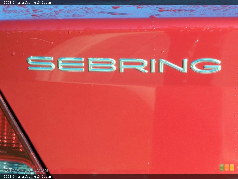 2003 Chrysler Sebring Custom Badge and Logo Photo #39135757