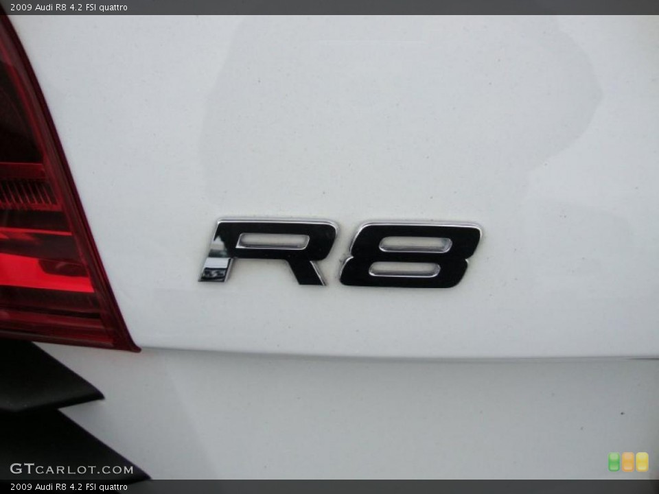 2009 Audi R8 Badges and Logos