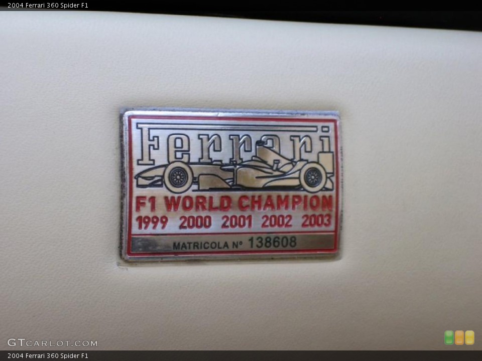 2004 Ferrari 360 Custom Badge and Logo Photo #39459350