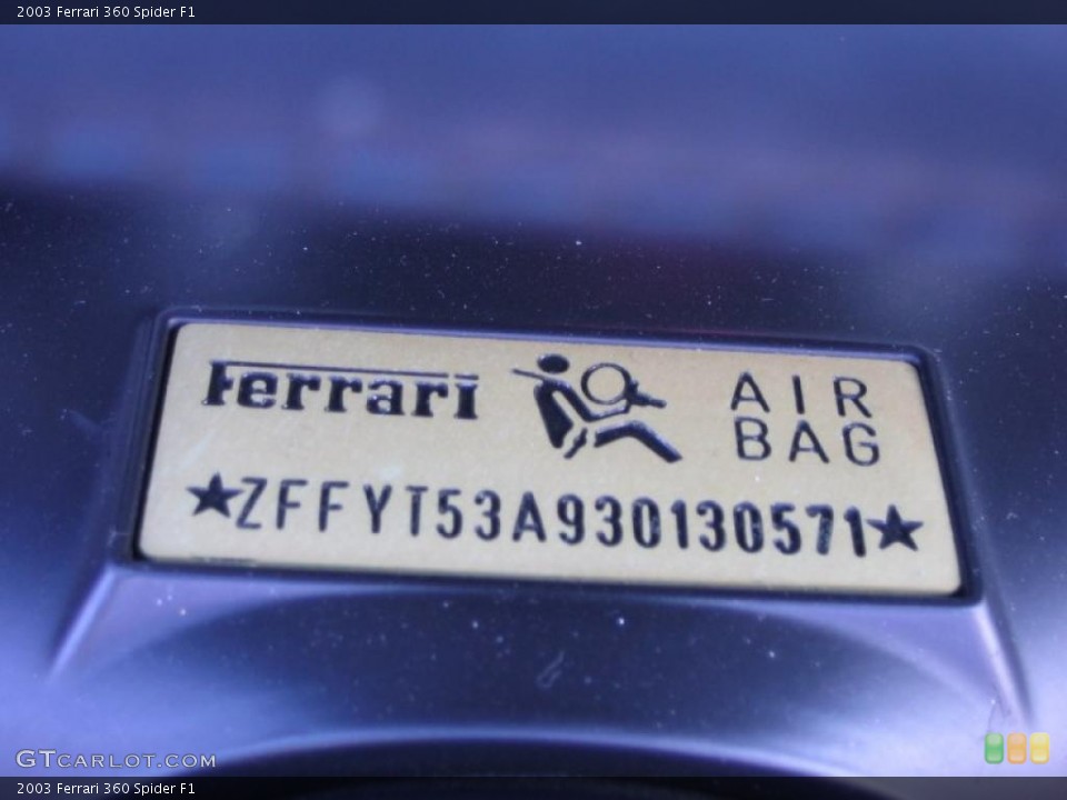 2003 Ferrari 360 Custom Badge and Logo Photo #40264902