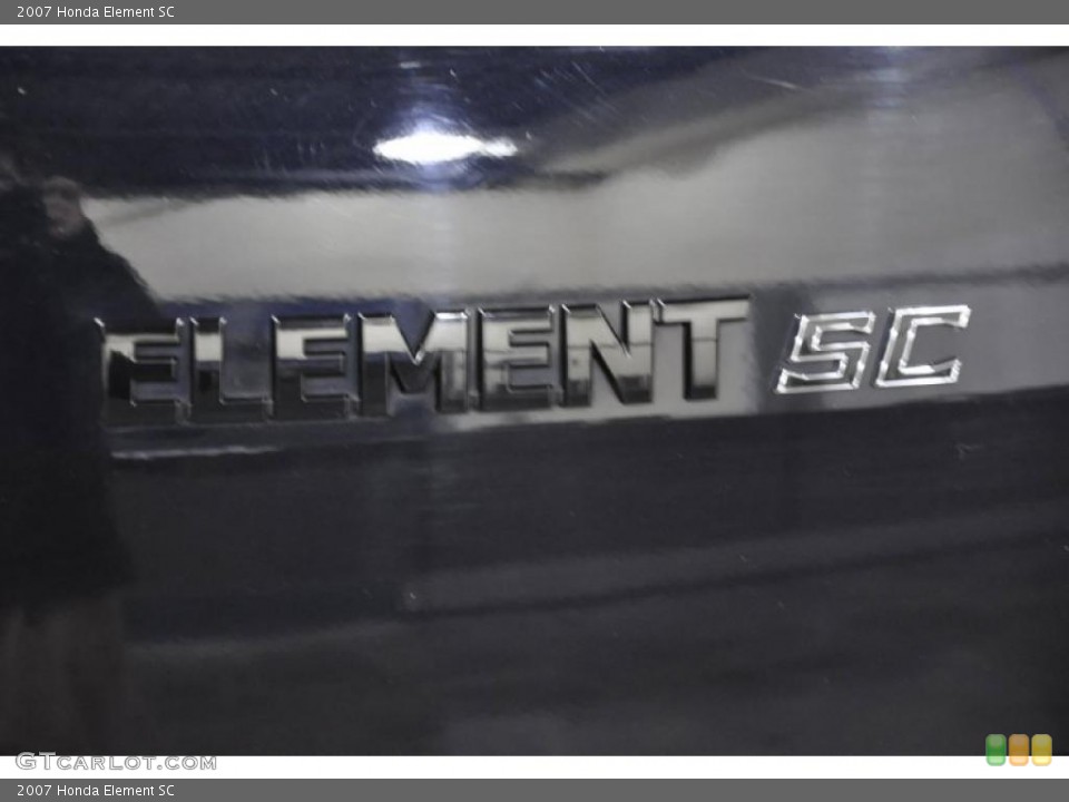 2007 Honda Element Badges and Logos