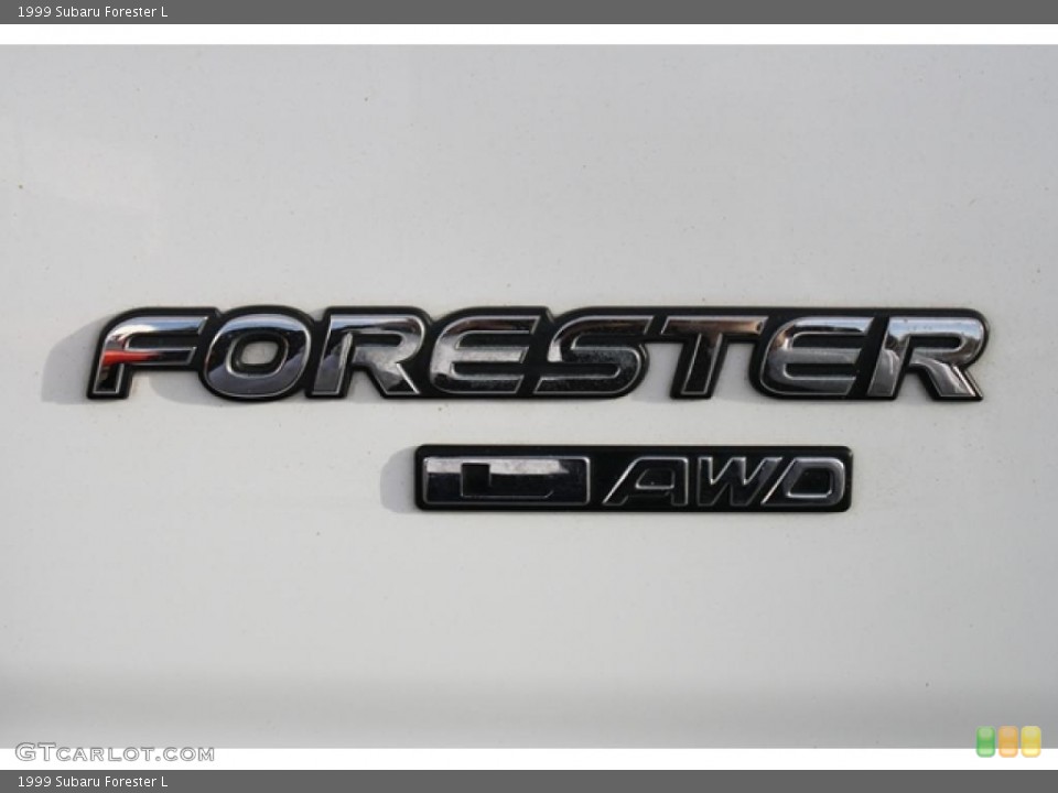 1999 Subaru Forester Badges and Logos