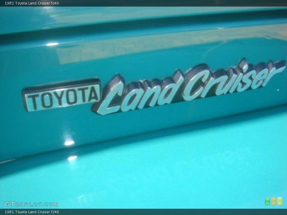 1981 Toyota Land Cruiser Custom Badge and Logo Photo #41403576