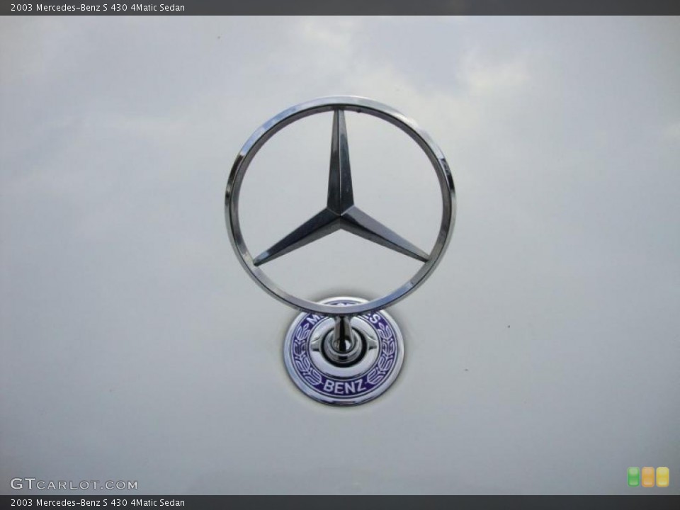 2003 Mercedes-Benz S Badges and Logos