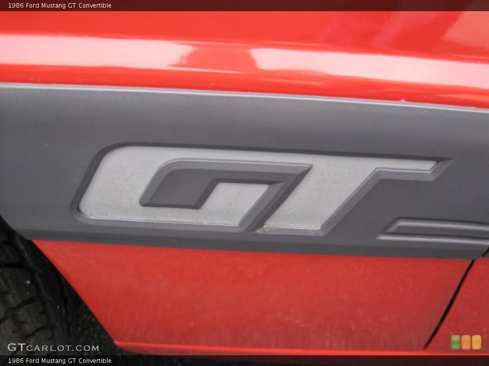 1986 Ford Mustang Custom Badge and Logo Photo #41873443