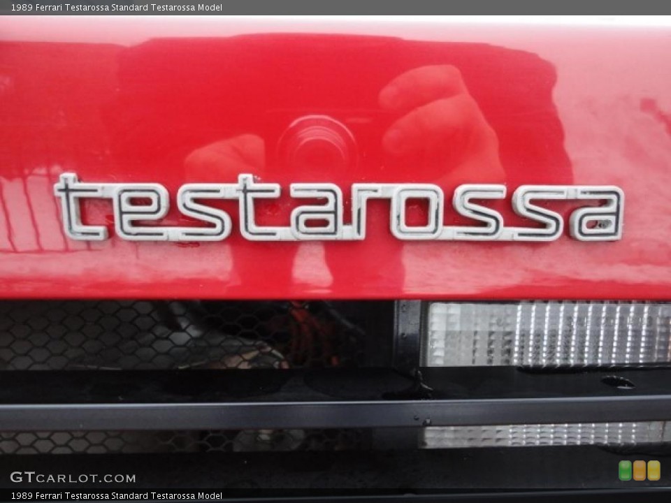 1989 Ferrari Testarossa Badges and Logos