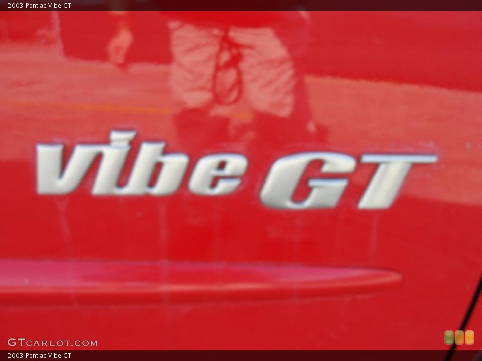 2003 Pontiac Vibe Badges and Logos