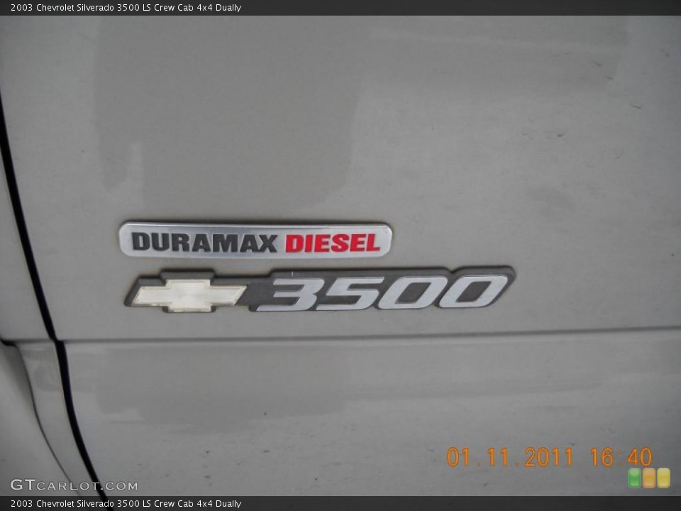 2003 Chevrolet Silverado 3500 Badges and Logos
