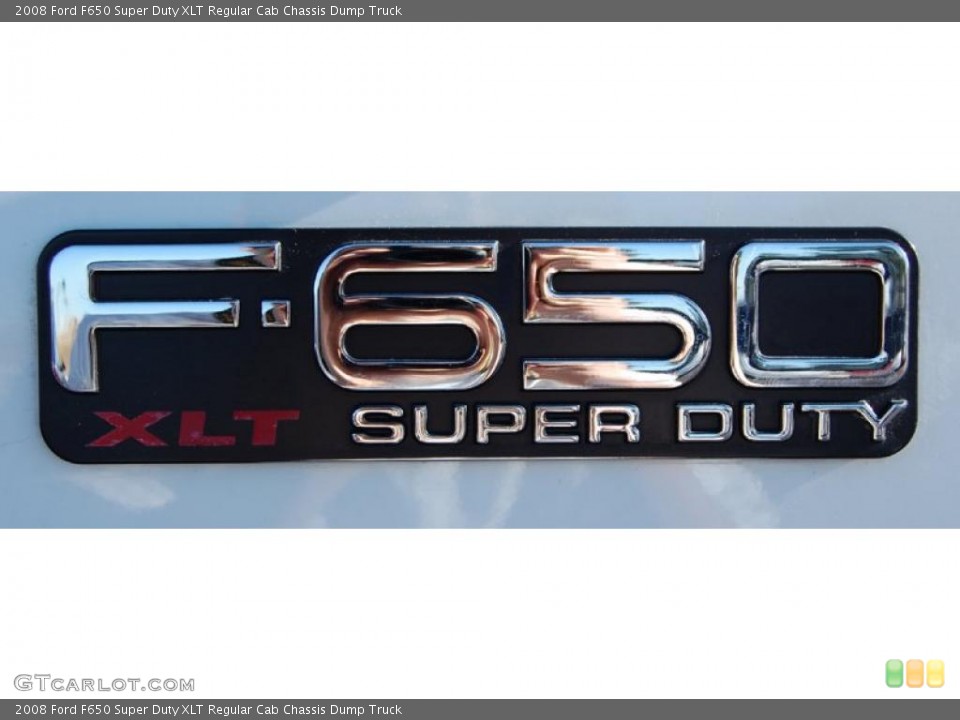 2008 Ford F650 Super Duty Badges and Logos
