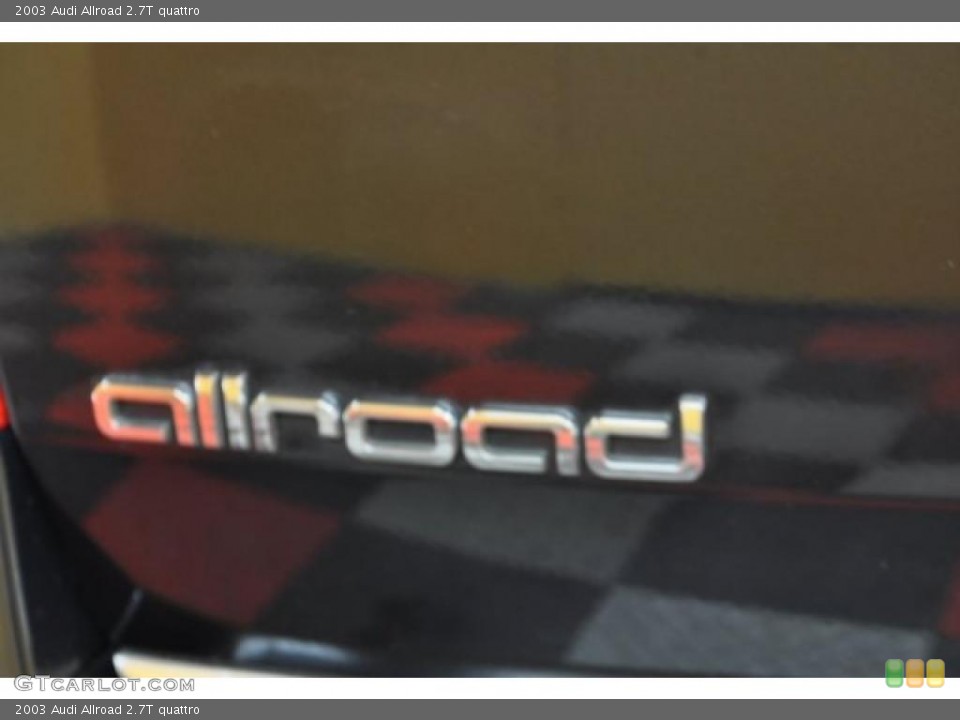 2003 Audi Allroad Custom Badge and Logo Photo #43047944