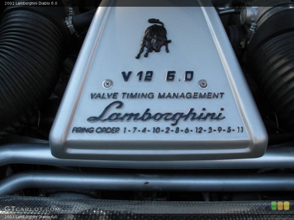 2001 Lamborghini Diablo Badges and Logos