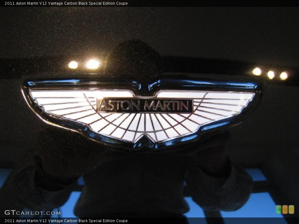 2011 Aston Martin V12 Vantage Badges and Logos