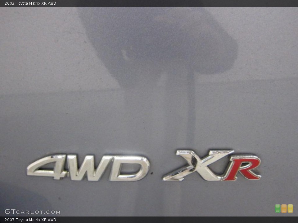 2003 Toyota Matrix Badges and Logos