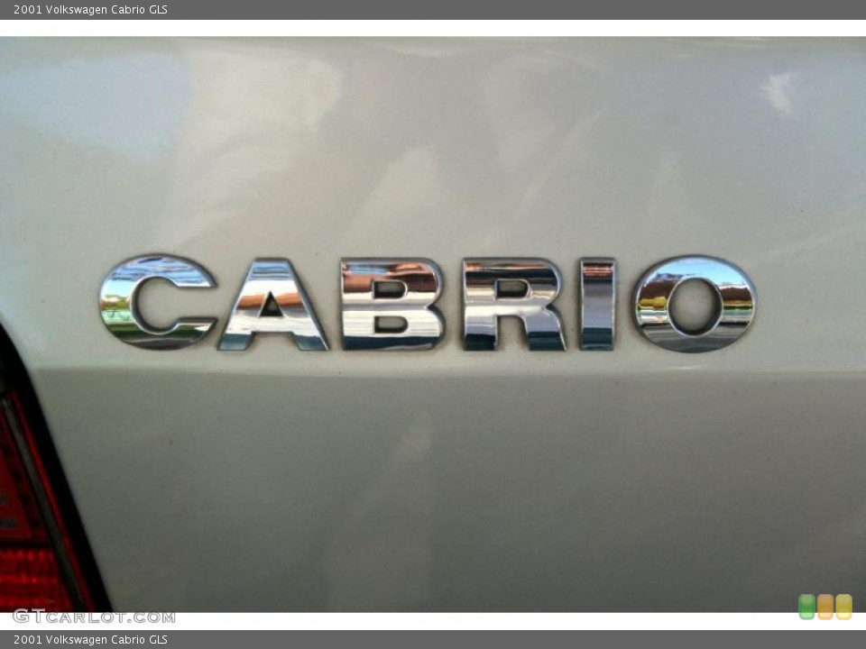 2001 Volkswagen Cabrio Badges and Logos