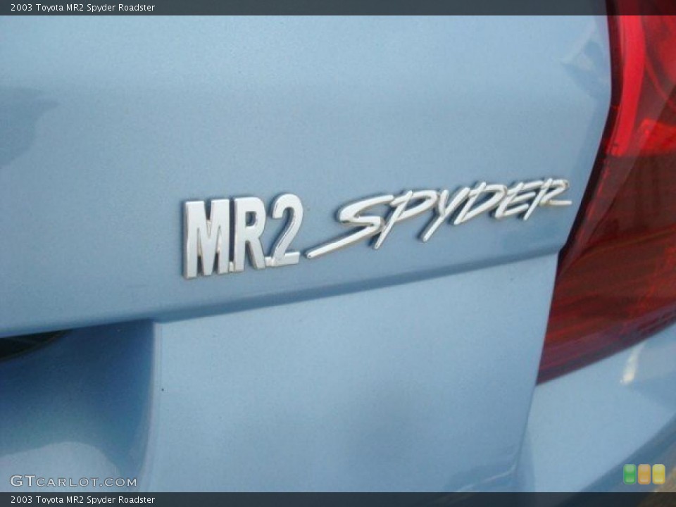 2003 Toyota MR2 Spyder Badges and Logos