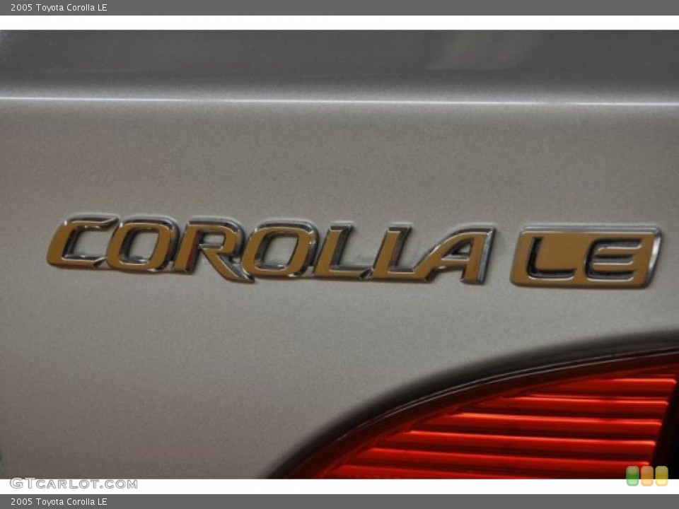 2005 Toyota Corolla Badges and Logos