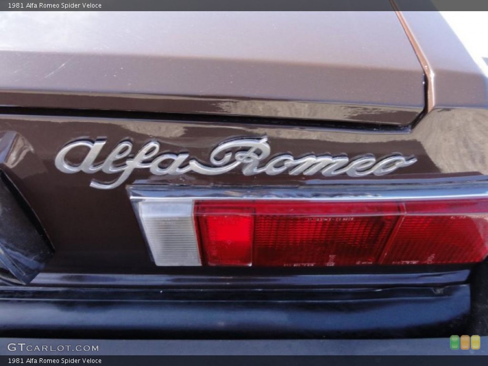 1981 Alfa Romeo Spider Badges and Logos