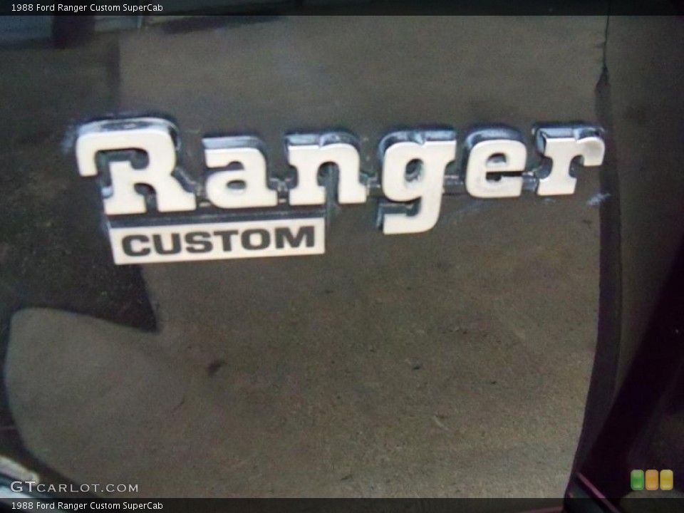 1988 Ford Ranger Badges and Logos