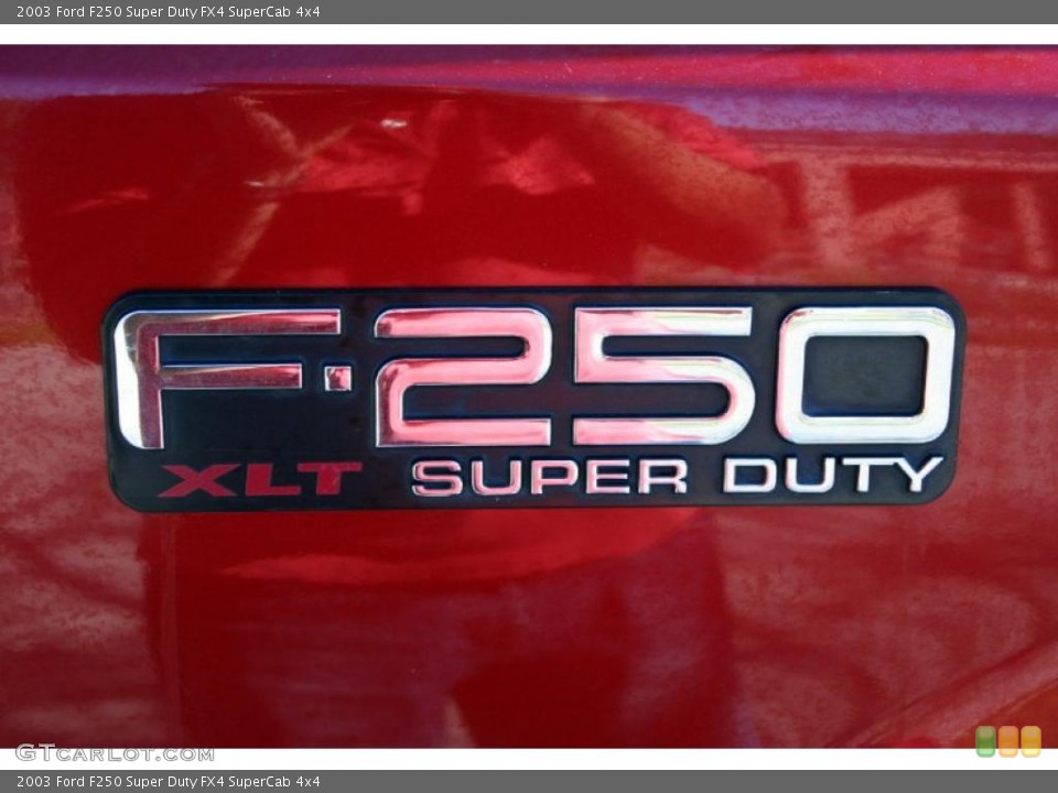 2003 Ford F250 Super Duty Custom Badge and Logo Photo #46925228