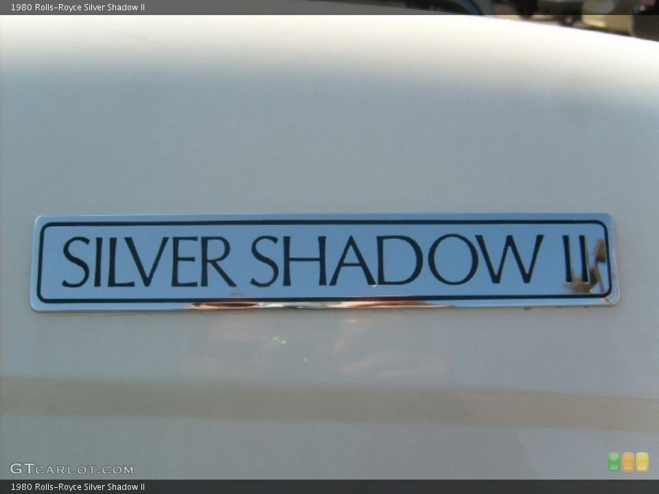 1980 Rolls-Royce Silver Shadow Badges and Logos