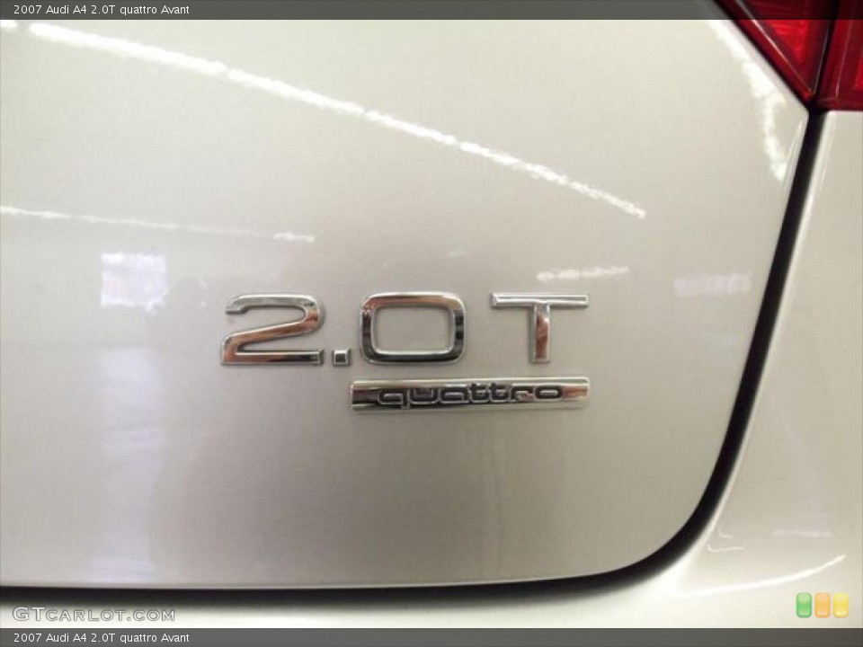 2007 Audi A4 Badges and Logos