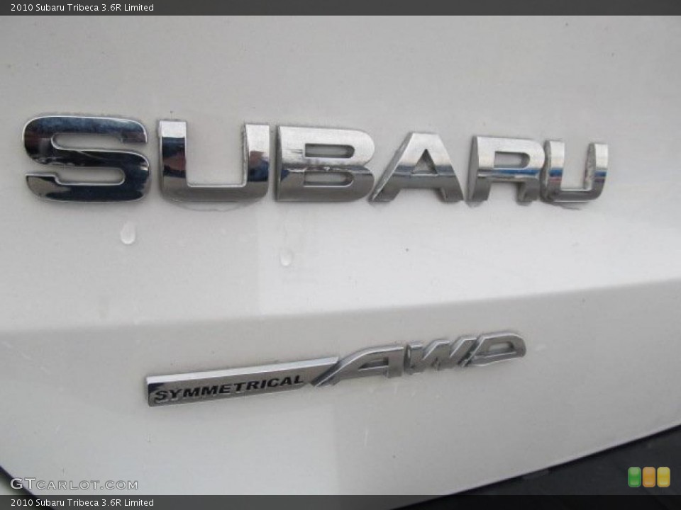 2010 Subaru Tribeca Badges and Logos
