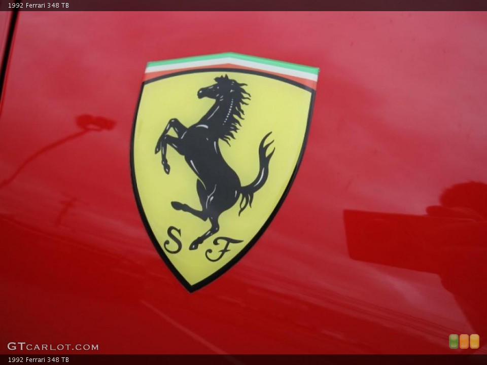 1992 Ferrari 348 Badges and Logos