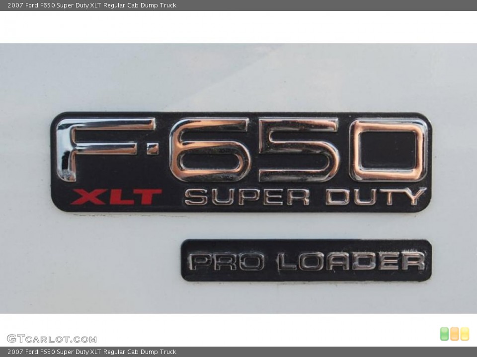 2007 Ford F650 Super Duty Badges and Logos