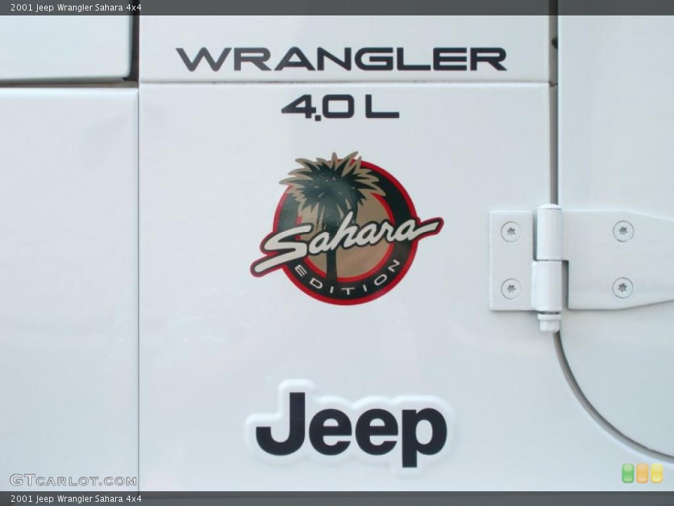 2001 Jeep Wrangler Badges and Logos