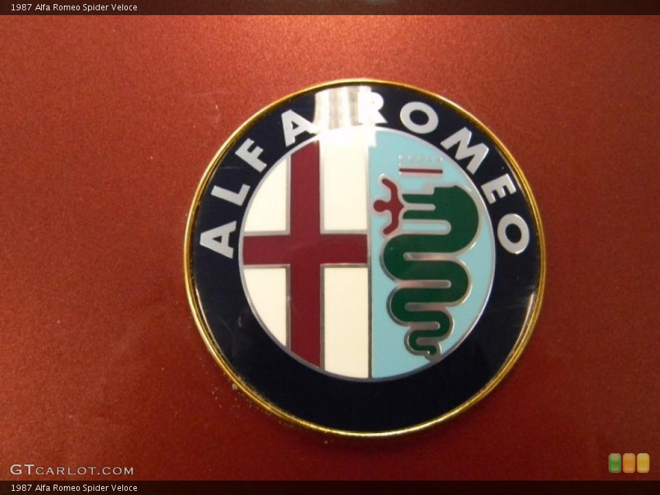 1987 Alfa Romeo Spider Custom Badge and Logo Photo #48324638