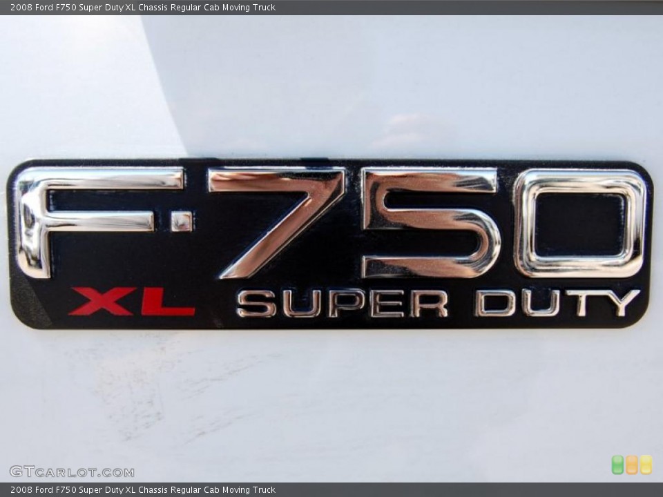 2008 Ford F750 Super Duty Badges and Logos