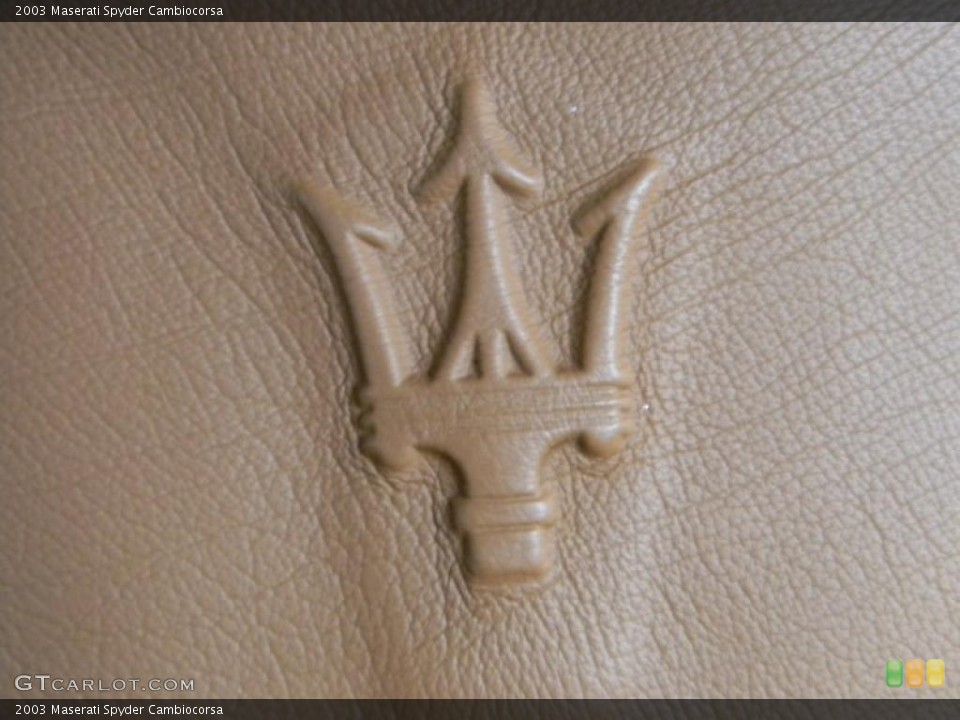 2003 Maserati Spyder Badges and Logos