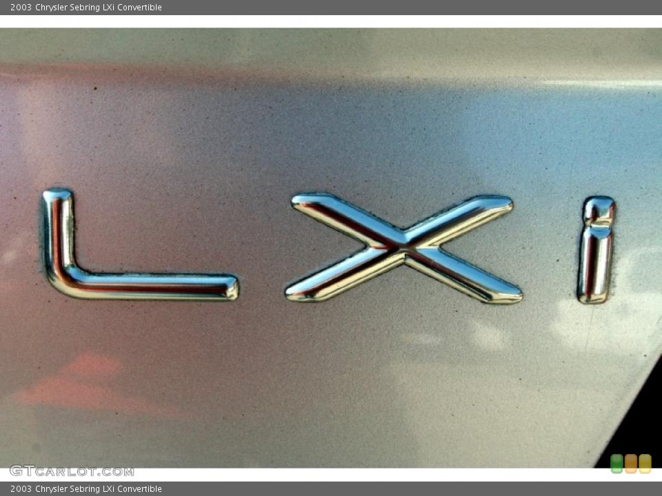 2003 Chrysler Sebring Custom Badge and Logo Photo #49107461