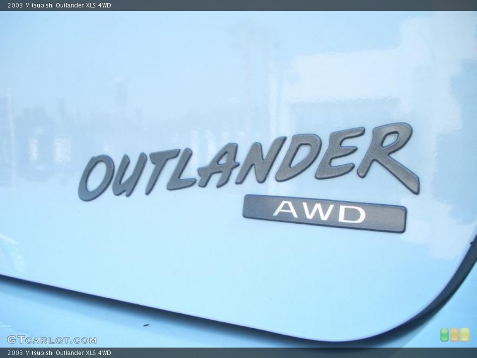 2003 Mitsubishi Outlander Badges and Logos
