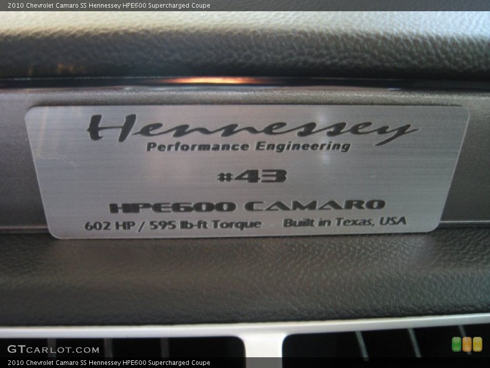 2010 Chevrolet Camaro Custom Badge and Logo Photo #50086974