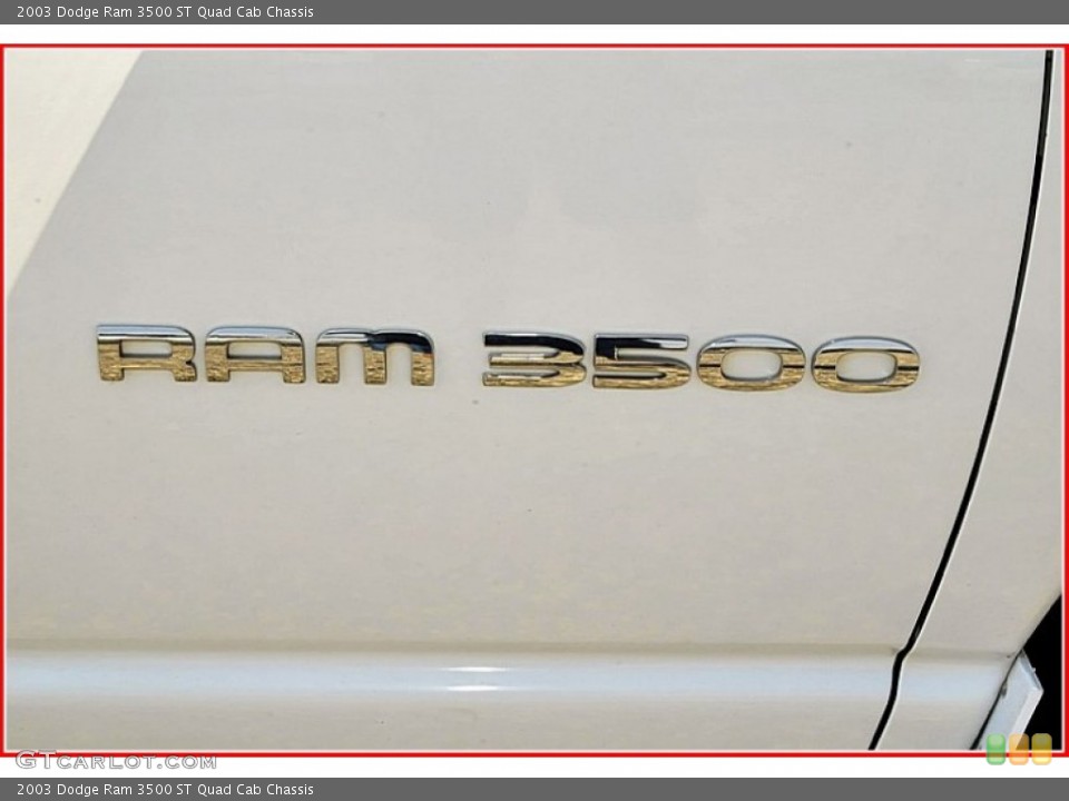 2003 Dodge Ram 3500 Custom Badge and Logo Photo #50328429
