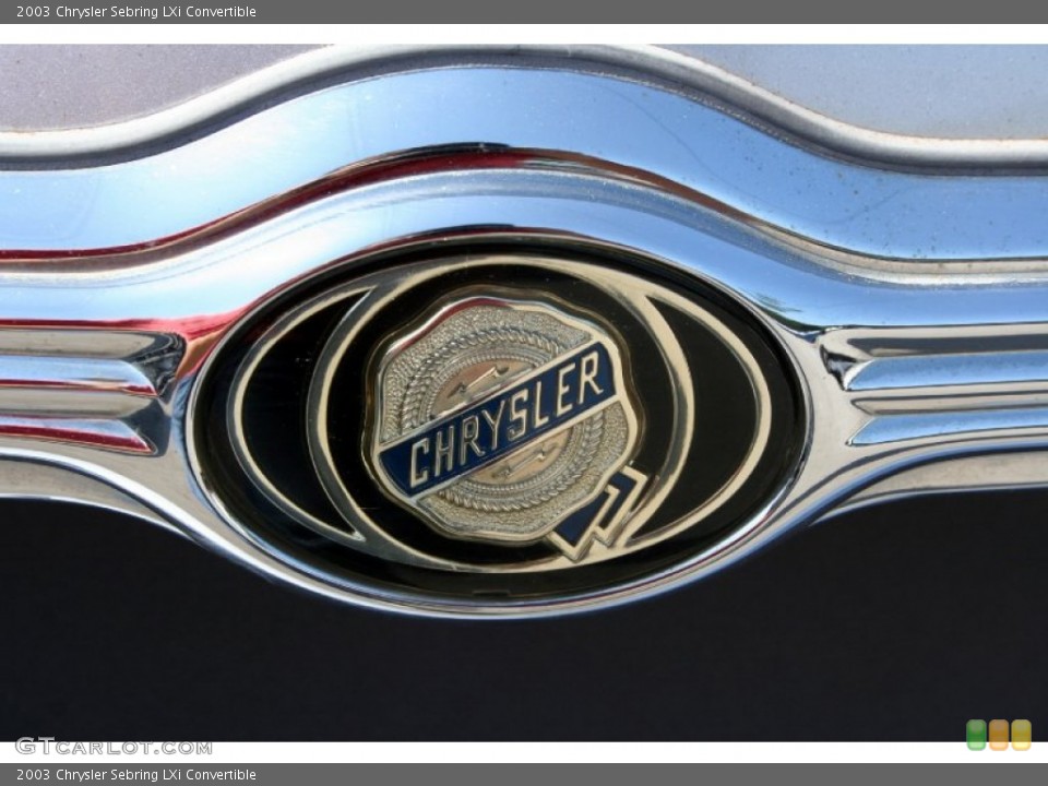 2003 Chrysler Sebring Custom Badge and Logo Photo #50396361