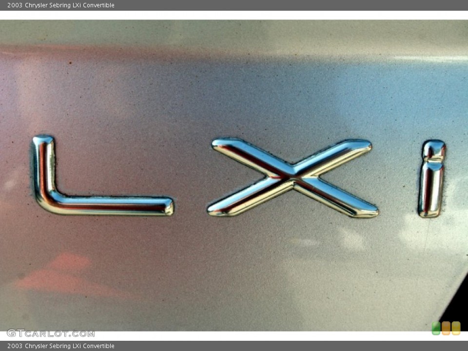 2003 Chrysler Sebring Custom Badge and Logo Photo #50396451
