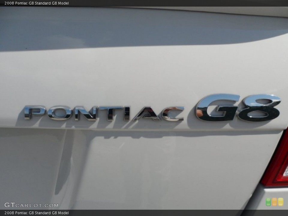 2008 Pontiac G8 Badges and Logos