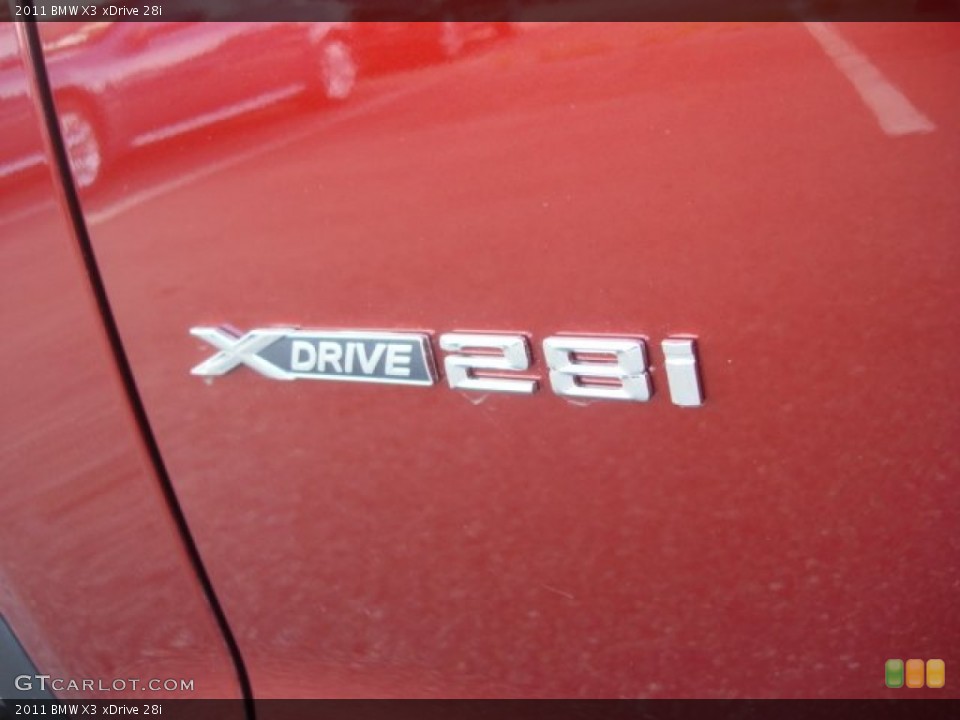 2011 BMW X3 Badges and Logos