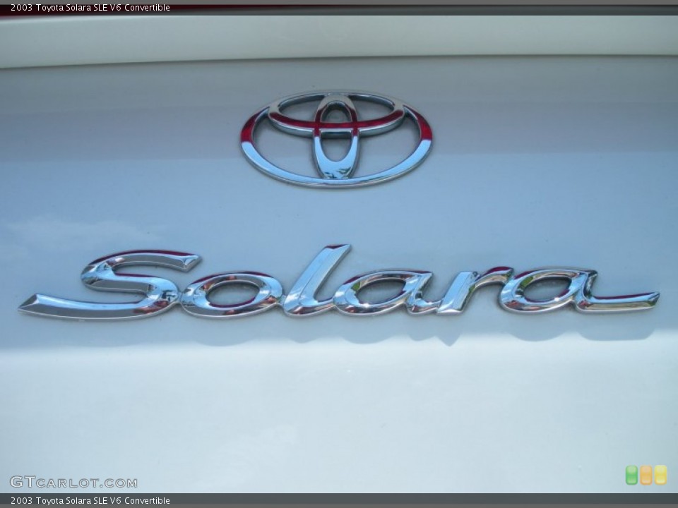 2003 Toyota Solara Custom Badge and Logo Photo #50797392