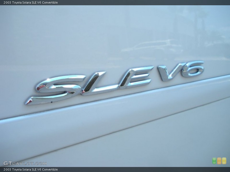 2003 Toyota Solara Badges and Logos