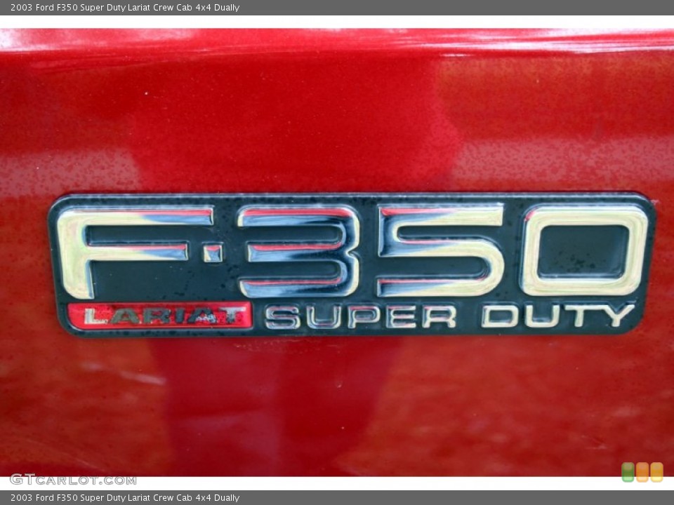 2003 Ford F350 Super Duty Custom Badge and Logo Photo #51072701