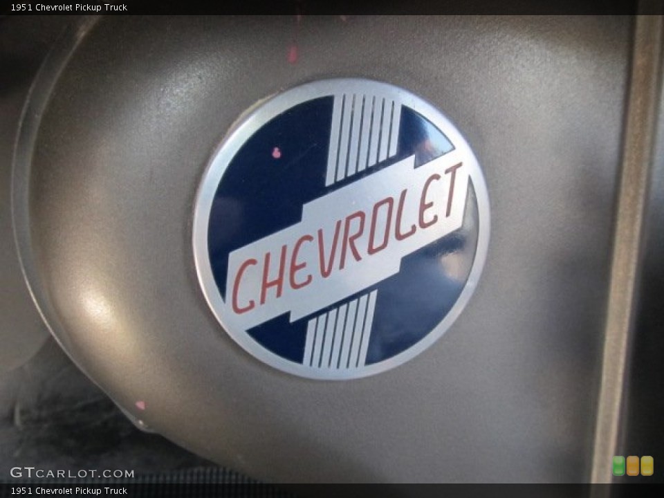 1951 Chevrolet Pickup Badges and Logos
