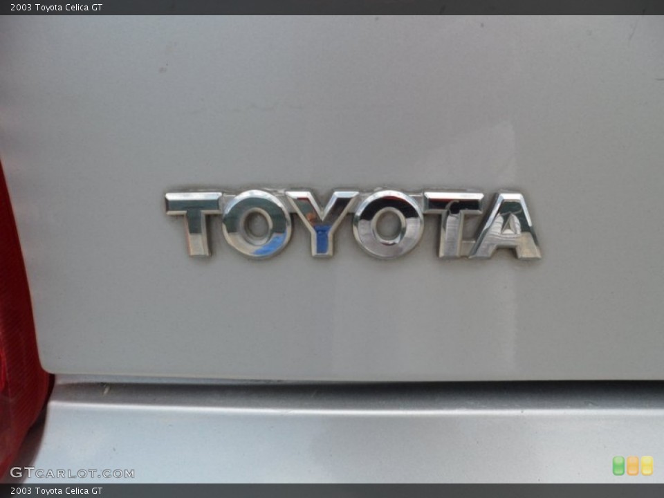 2003 Toyota Celica Badges and Logos